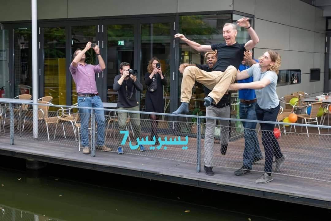 السويد / الاحتفال بعالم السويدي بعد حصوله على جائزة النوبل في الطب 